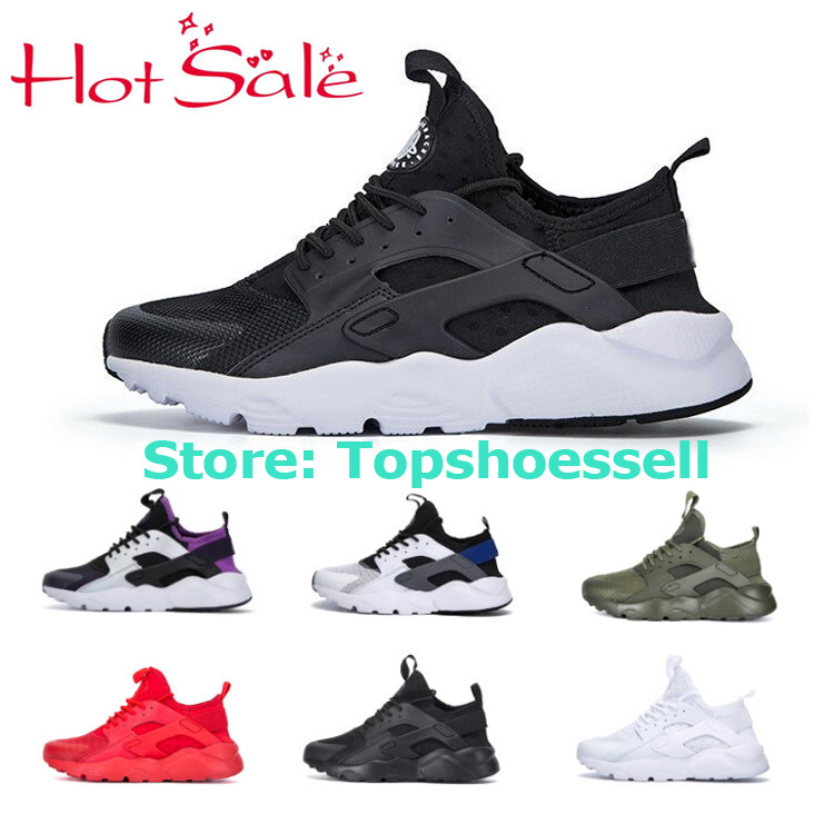 

Huarache 4 Men Running Shoes All White Black Red Huraches 3 Zapatos Breathe Huaraches Mens Trainers Hurache 2 SE Sports Designers Training Women Sneakers EUR36-45, #4