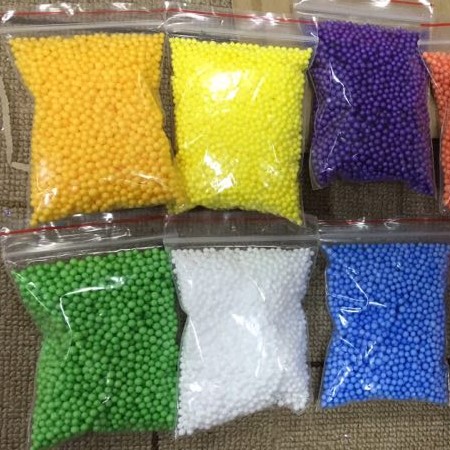1bag 7-9mm Mini Colorful Round Foam Balls Crystal Bottle Decoration Pillow/Sofa Filler Styrofoam Balls Colored Foam