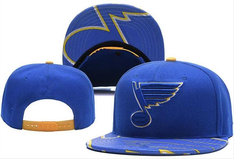 

New Caps Blues Hockey Snapback Hats Blue Color Cap Team Hats Mix Match Order All Caps Top Quality Hat