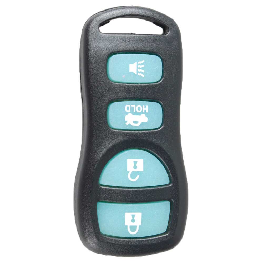 4 Buttons Keyless Entry Remote Key Fob Clicker Transmitter Black Glow For Car KBRASTU15