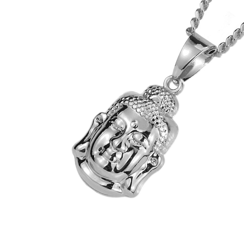 Fashion Mens Women Gold Silver Small Buddha Pendant Necklace Stainless Steel Chain Rock Micro Hip Hop Jewelry Ice Out Necklaces For Men
Fashion Mens Women Gold Silver Small Buddha Pendant Necklace Stainless Steel Chain Rock Micro Hip Hop Jewelry Ice Out Necklaces For Men