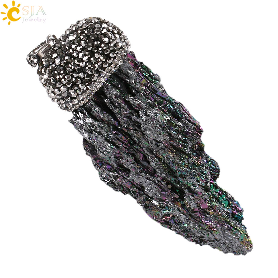 CSJA Real Reiki Natural Ore Stone Pendant Irregular Raw Gem Mineral Material Healing Jewelry Rhinestone Beads Cap Stock E081, Bronze;silver
CSJA Real Reiki Natural Ore Stone Pendant Irregular Raw Gem Mineral Material Healing Jewelry Rhinestone Beads Cap Stock E081, Bronze;silver