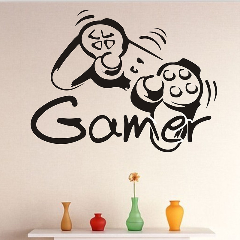 43x57cm Creative Wall Sticker For Boy Bedroom Gamer Wall Decals Livingroom Kids Room Decoration Personality Art Stickers
43x57cm Creative Wall Sticker For Boy Bedroom Gamer Wall Decals Livingroom Kids Room Decoration Personality Art Stickers