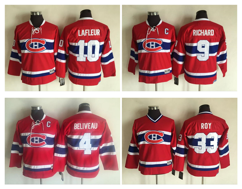 Youth Kids CCM Montreal Canadiens Jerseys 4 Jean Beliveau 9 Maurice Richard 10 Guy Lafleur 33 PATRICK ROY Boys Retro Hockey Jerseys, As pic
Youth Kids CCM Montreal Canadiens Jerseys 4 Jean Beliveau 9 Maurice Richard 10 Guy Lafleur 33 PATRICK ROY Boys Retro Hockey Jerseys, As pic