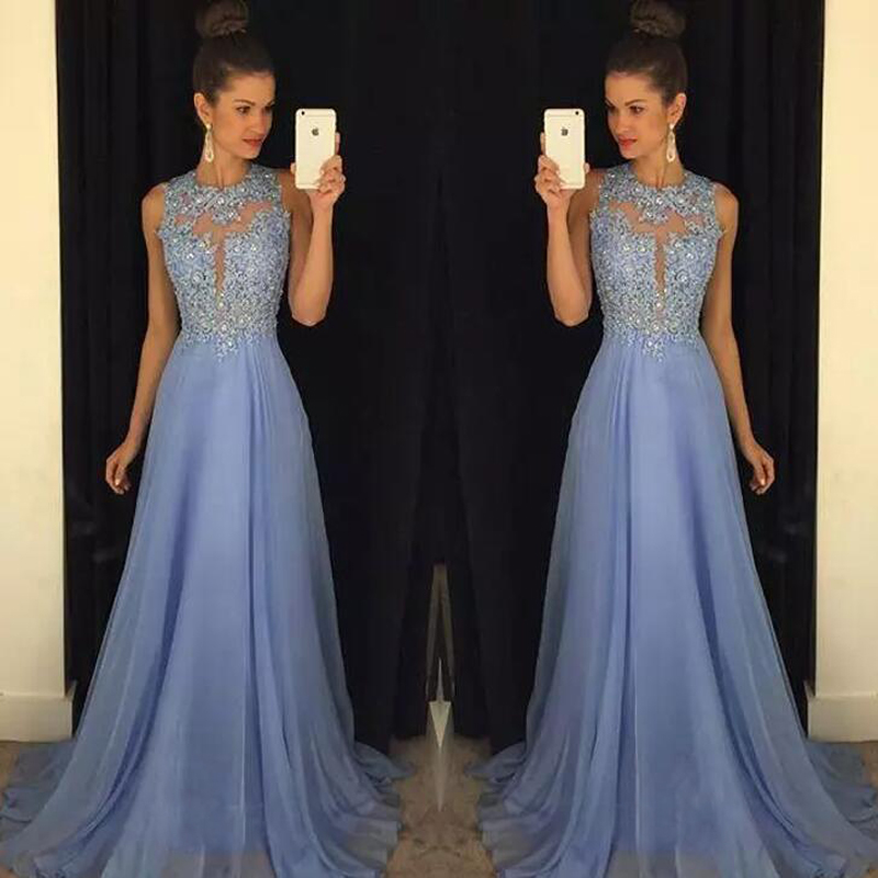Lavender 2016 Prom Dresses Lace Applique Beads 2017 Formal Long Bridesmaid Dresses A Line Crew Neck Zip Back Chiffon Party Gowns, Gray
Lavender 2016 Prom Dresses Lace Applique Beads 2017 Formal Long Bridesmaid Dresses A Line Crew Neck Zip Back Chiffon Party Gowns, Gray