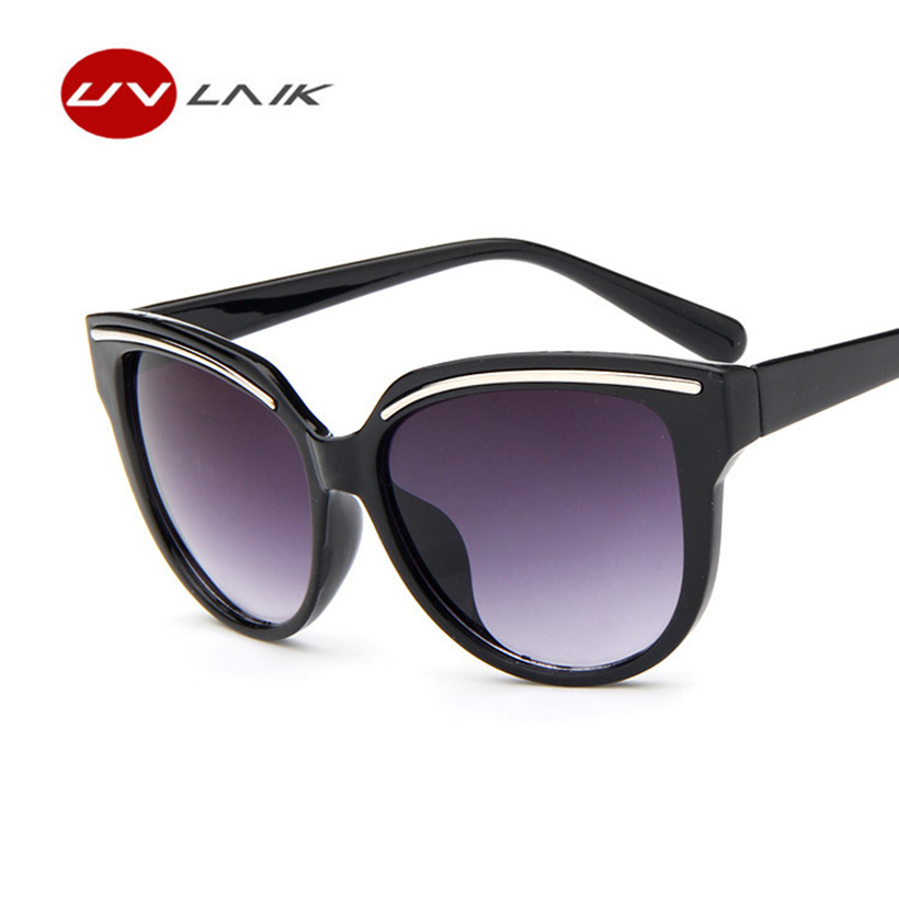 UVLAIK Cat Eye Sunglasses Women Popular Retro Sun Glasses Female Goggles Gradient