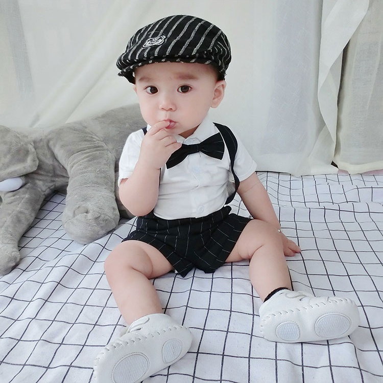 New Arrival Baby Boy Clothes Cute Three Pieces 100% Cotton Comfortable Spring Summer Boys Clothing In Stock (3M-36M)