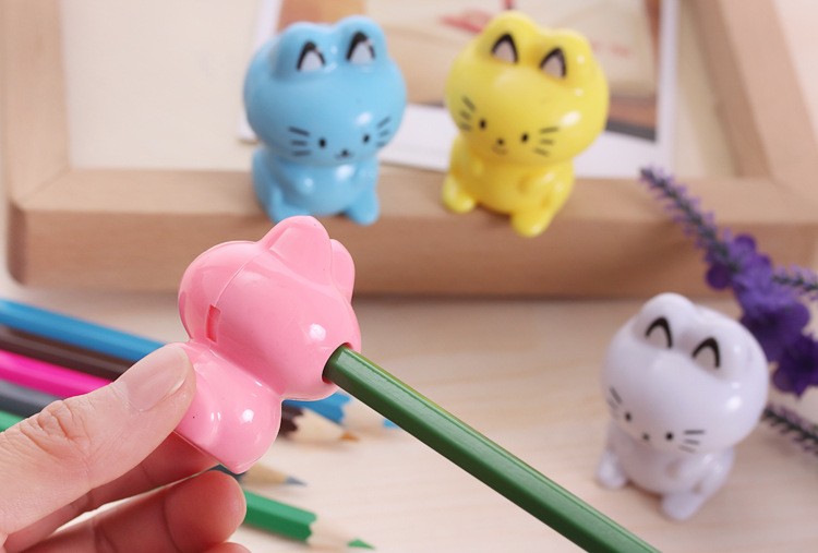 Cute Kawaii Cartoon Cat Plastic Pencil Sharpener Machine For Kids Gift School Supplies Korean Stationery Student
Cute Kawaii Cartoon Cat Plastic Pencil Sharpener Machine For Kids Gift School Supplies Korean Stationery Student