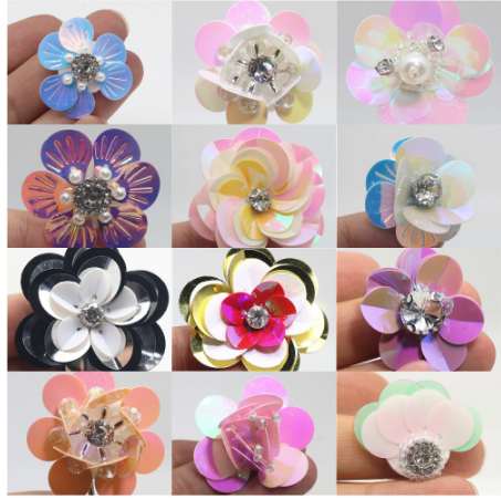 Diy handmade glass crystal rhinestones beaded sequins Ice flowers Fancy clothing applique accessories 12color sew or glue 5pcs
Diy handmade glass crystal rhinestones beaded sequins Ice flowers Fancy clothing applique accessories 12color sew or glue 5pcs