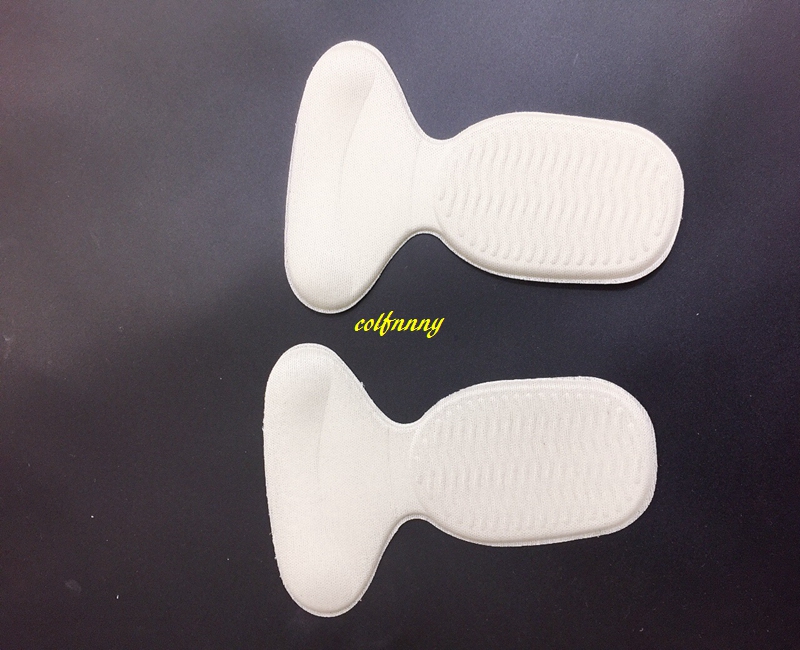 100pairs/lot T-Shape insoles high heel shoes pad super soft insole Non Slip Sponge Cushion Foot Heel Protector