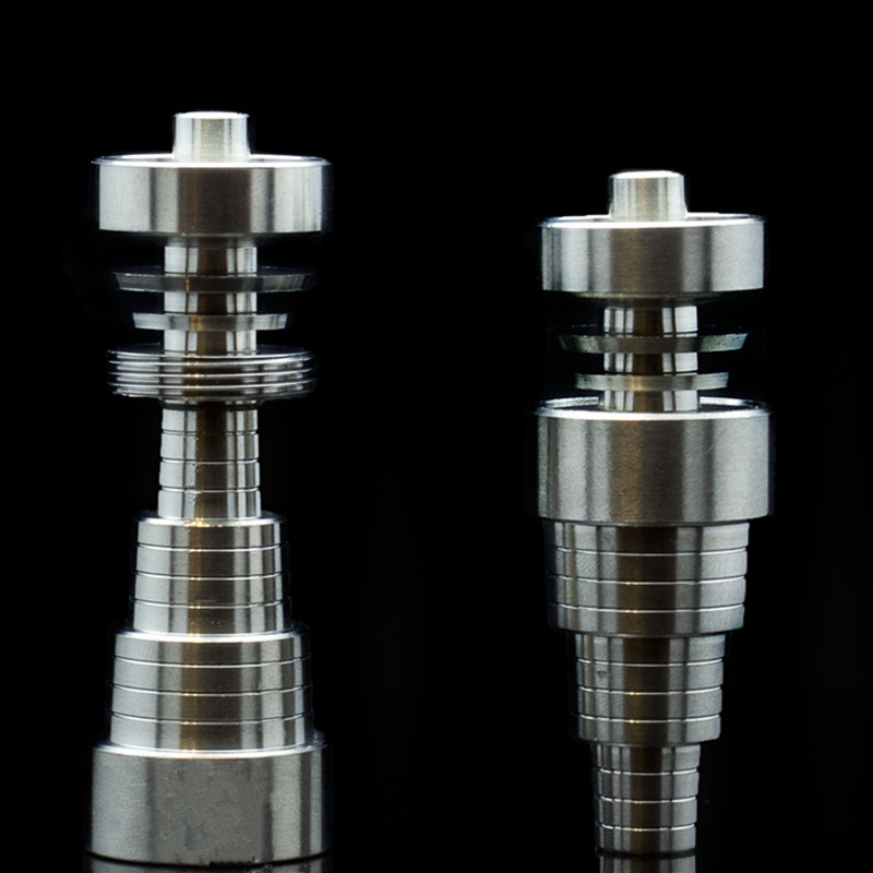 Univeral 6 In 1 Titanium Nail 10/14/19mm Female And Male Domeless Titanium Nail Set For Smoking Pipe
Univeral 6 In 1 Titanium Nail 10/14/19mm Female And Male Domeless Titanium Nail Set For Smoking Pipe