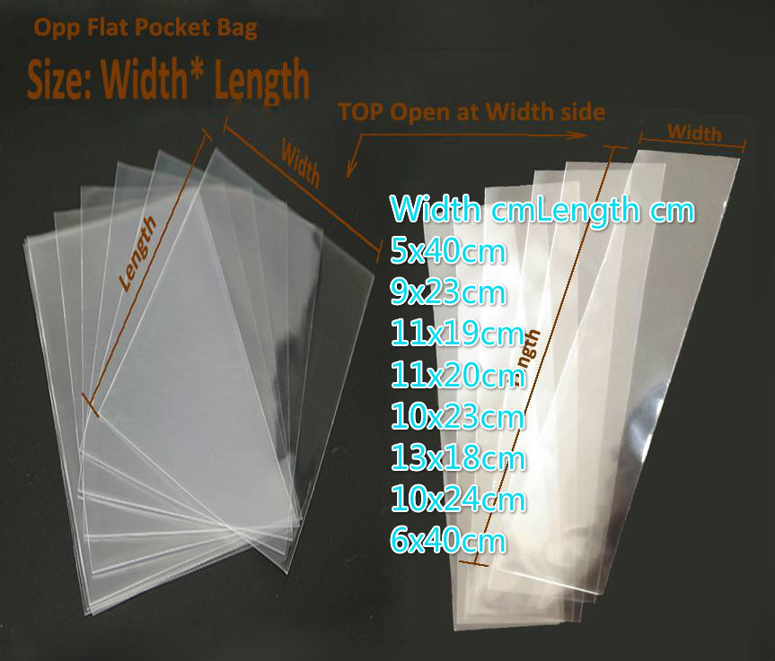 400pcs/lot Open top Transparent Opp Flat Pocket cosmetic Clear plastic bag for gift Packaging candy tools toy punch
400pcs/lot Open top Transparent Opp Flat Pocket cosmetic Clear plastic bag for gift Packaging candy tools toy punch