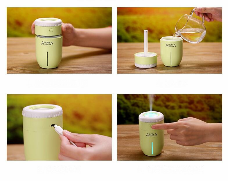 Lens aroma humidifier office desktop USB humidifier vehicle lens appearance health care fragrance for free shipping