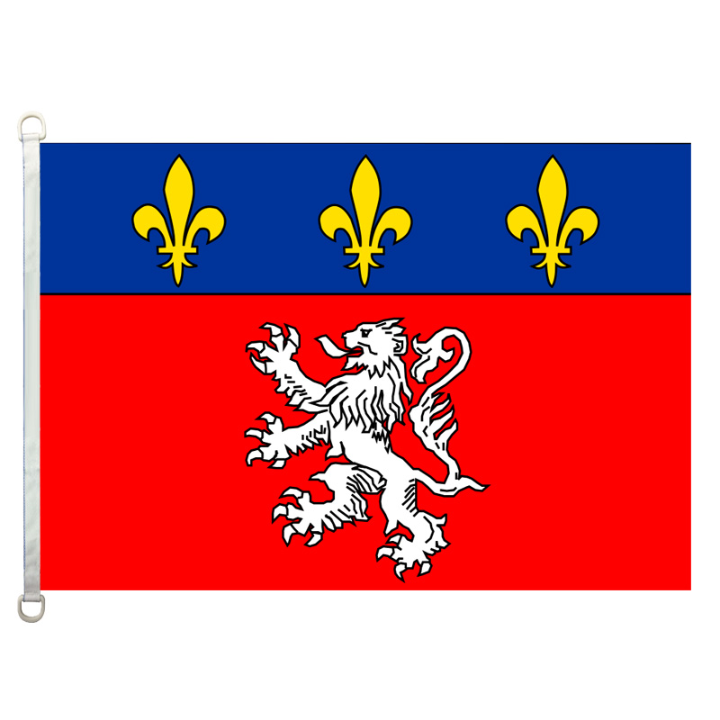 Lyon Flag Banner 3X5FT-90x150cm 100% Polyester, 110gsm Warp Knitted Fabric Outdoor Flag
Lyon Flag Banner 3X5FT-90x150cm 100% Polyester, 110gsm Warp Knitted Fabric Outdoor Flag
