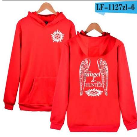 Aikooki Supernatural Angel And Hunter Hoodies Men Women Hoodie and Sweatshirt Men hoody Brand Fashion Clothing Supernatural