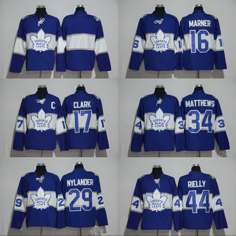 2017 Centennial Classic 100th 16 Mitchell Marner 29 William Nylander 34 Auston Matthews 17 Wendel Clark 44 Morgan Rielly Jersey, Black;red
2017 Centennial Classic 100th 16 Mitchell Marner 29 William Nylander 34 Auston Matthews 17 Wendel Clark 44 Morgan Rielly Jersey, Black;red