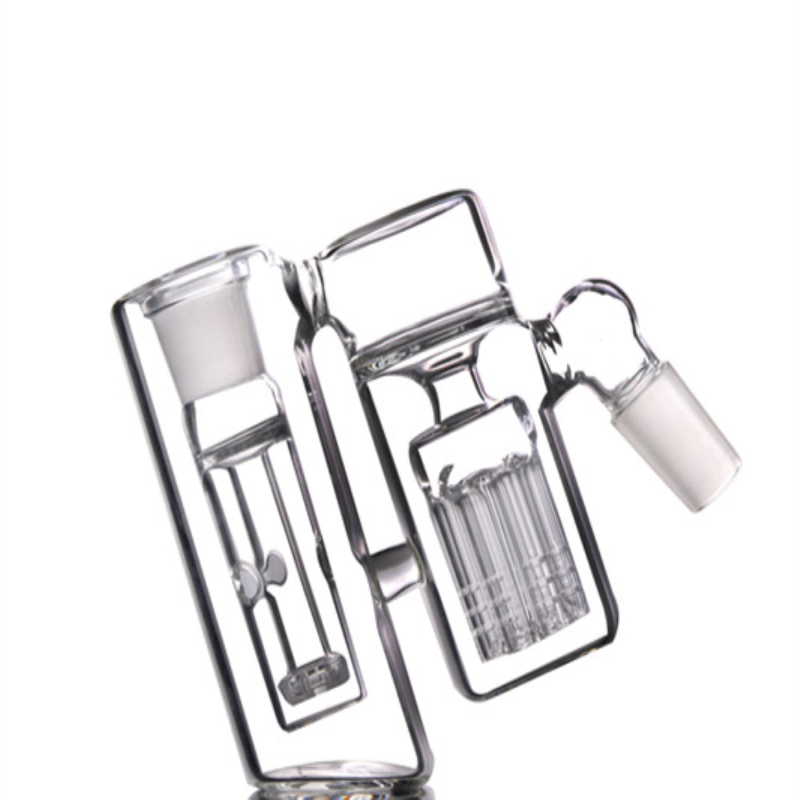 45 degree Double Chamber Ashcatcher with armtree perc for Glass bongs Glass bubbler Ash Catcher 18mm joints
45 degree Double Chamber Ashcatcher with armtree perc for Glass bongs Glass bubbler Ash Catcher 18mm joints