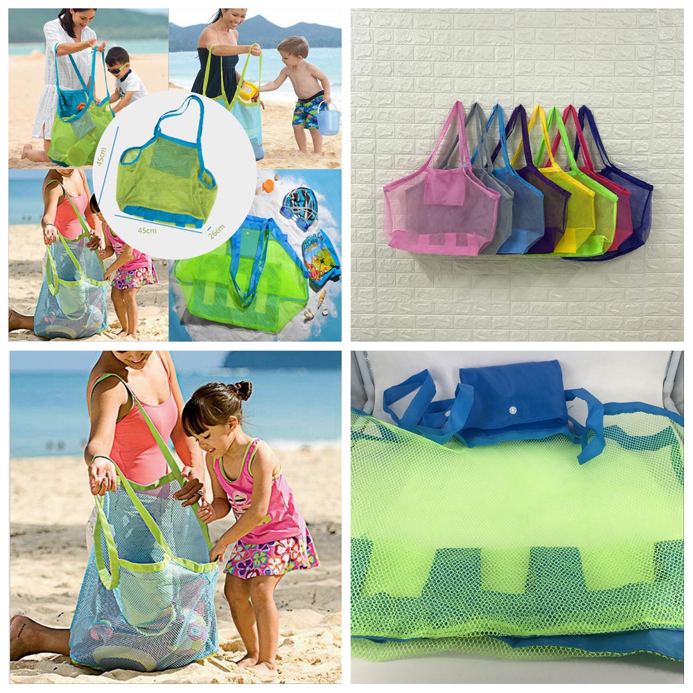 8styles Sand Away Beach Mesh Bag Large Portable Organizer Tote Toys Carrying Sea Shell Swimming Pool Storage Bag Kids Sand Bag FFA524 18pcs, As pic
8styles Sand Away Beach Mesh Bag Large Portable Organizer Tote Toys Carrying Sea Shell Swimming Pool Storage Bag Kids Sand Bag FFA524 18pcs, As pic