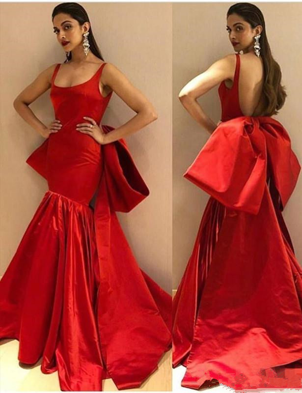 Modest Long Red Mermaid Evening Dresses with Big Bow Sexy Backless Spaghetti Straps Prom Dresses Trumpet Gowns, Fuchsia
Modest Long Red Mermaid Evening Dresses with Big Bow Sexy Backless Spaghetti Straps Prom Dresses Trumpet Gowns, Fuchsia