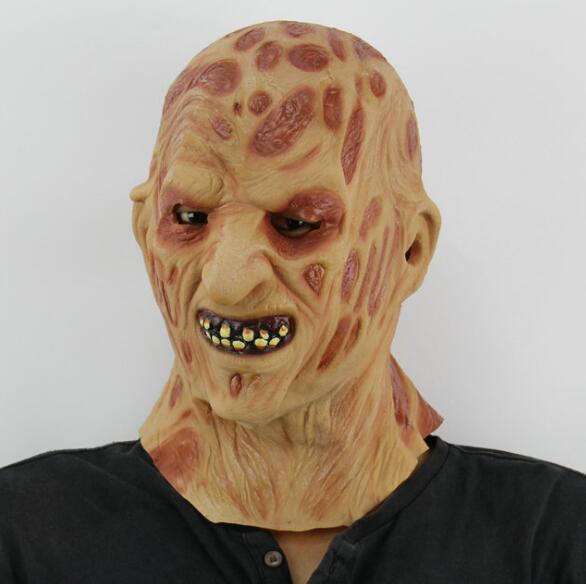Burn Face Horror Mask Realistic Adult Party Costume Horror Mask Scary Halloween Carnival Cosplay Zombie Mask