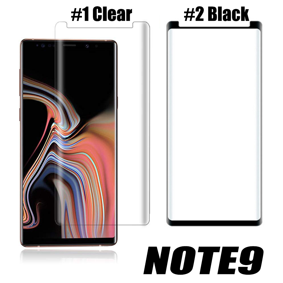 Edge Glue Curved Screen Protector Tempered Glass for Samsung Galaxy S21 S20 Ultra S10 Note 10 S9 S8 Plus S7 Case Friendly