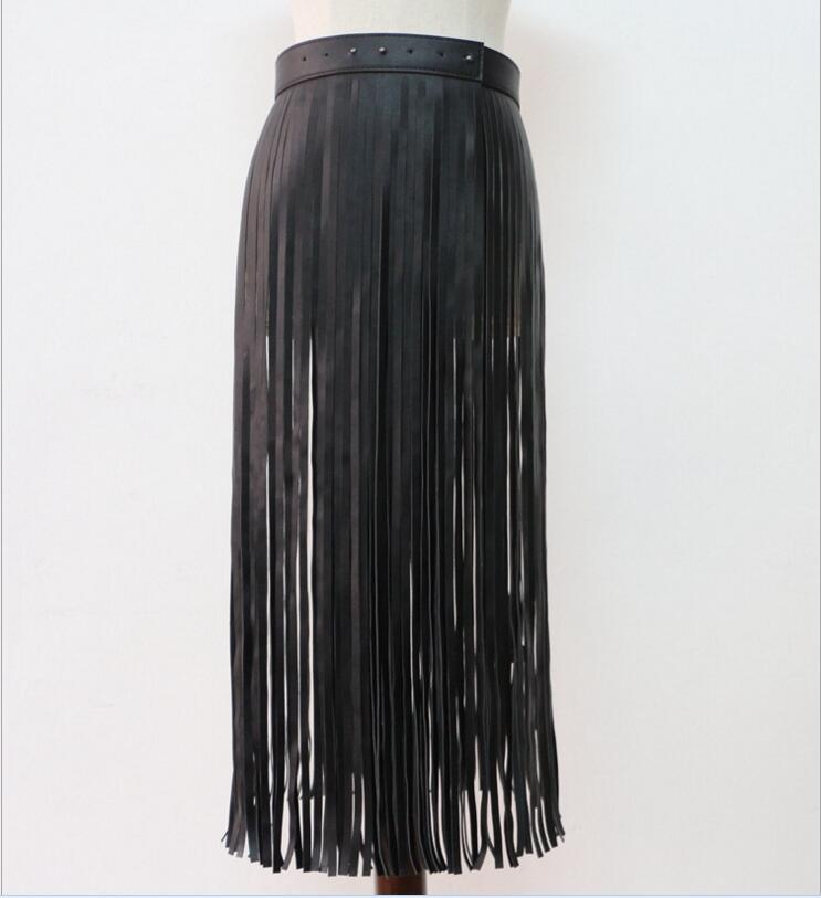 Tassel Women Waist Belt Hippie Boho Band Fringe Faux Leather Ladies Belts High Waist Decorative For Pants Skirt Raidy4400 S18101807