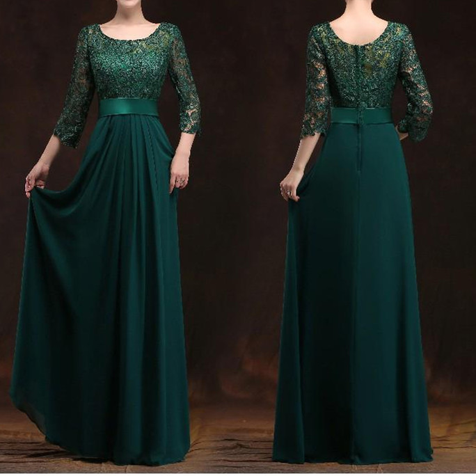 Long Lace Chiffon Mother Of The Bride Dresses with Long Sleeves Formal Evening Prom Party Dress Evening Gowns
Long Lace Chiffon Mother Of The Bride Dresses with Long Sleeves Formal Evening Prom Party Dress Evening Gowns