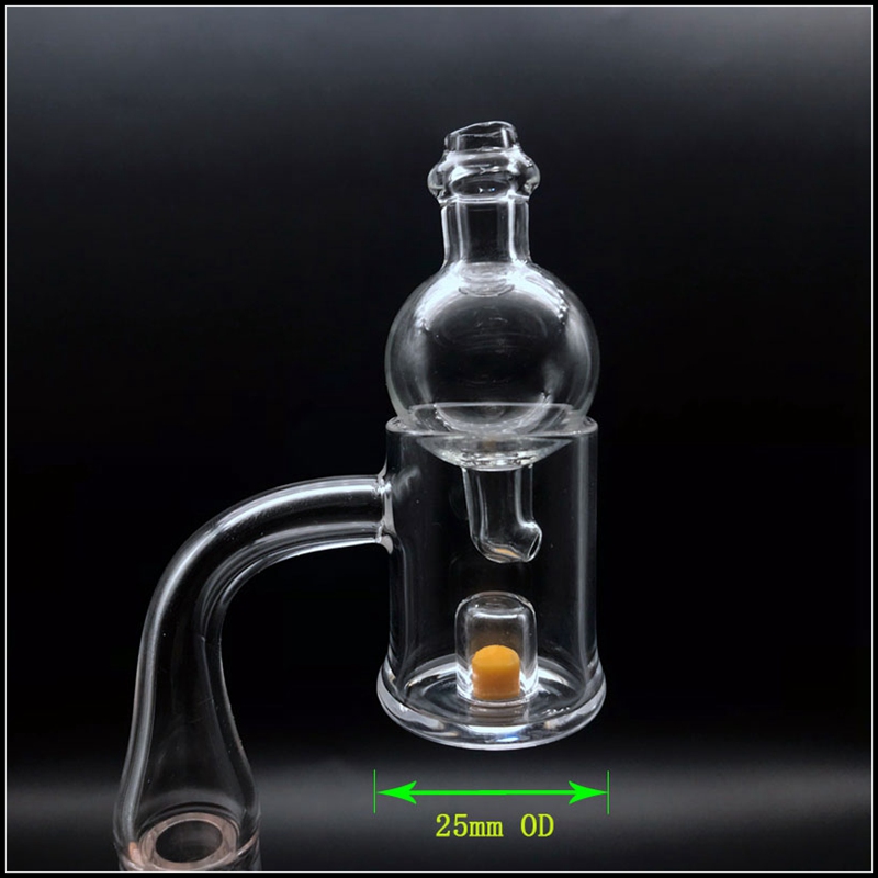 25mm Trap Cadmium Yellow Core Reactor Quartz Banger With Bubble Cap Male Female Evan Shore Thermal Quartz Banger Male Female For Water Pipes
25mm Trap Cadmium Yellow Core Reactor Quartz Banger With Bubble Cap Male Female Evan Shore Thermal Quartz Banger Male Female For Water Pipes