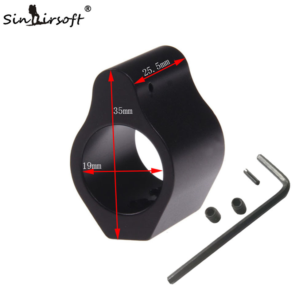 SINAIRSOFT Tactical Low Profile Micro Gas Block + Roll Pin .750 STEEL 223 5.56 For Free Float Rail with roll pin Gas Port Controller
SINAIRSOFT Tactical Low Profile Micro Gas Block + Roll Pin .750 STEEL 223 5.56 For Free Float Rail with roll pin Gas Port Controller