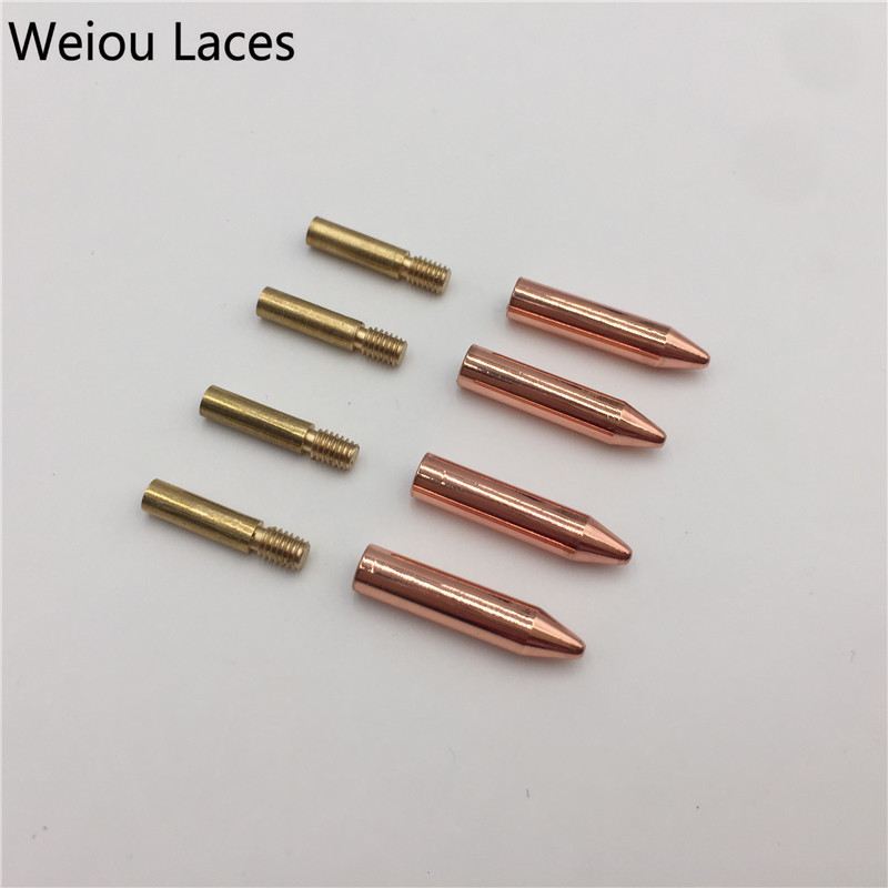 Weiou 4pcs/1Set 5.6*26mm Mirror Polishing Pointed End Luxury Sneakers Shoelaces Clothes DIY Screw On Metal Tips Bullet Aglets
Weiou 4pcs/1Set 5.6*26mm Mirror Polishing Pointed End Luxury Sneakers Shoelaces Clothes DIY Screw On Metal Tips Bullet Aglets