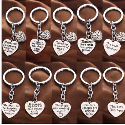 Love Heart Charms Keychain Thank You Teachers Key Chain Teachers Appreciation Keyring For Teacher Jewelry Teacher's Day Gifts
Love Heart Charms Keychain Thank You Teachers Key Chain Teachers Appreciation Keyring For Teacher Jewelry Teacher's Day Gifts