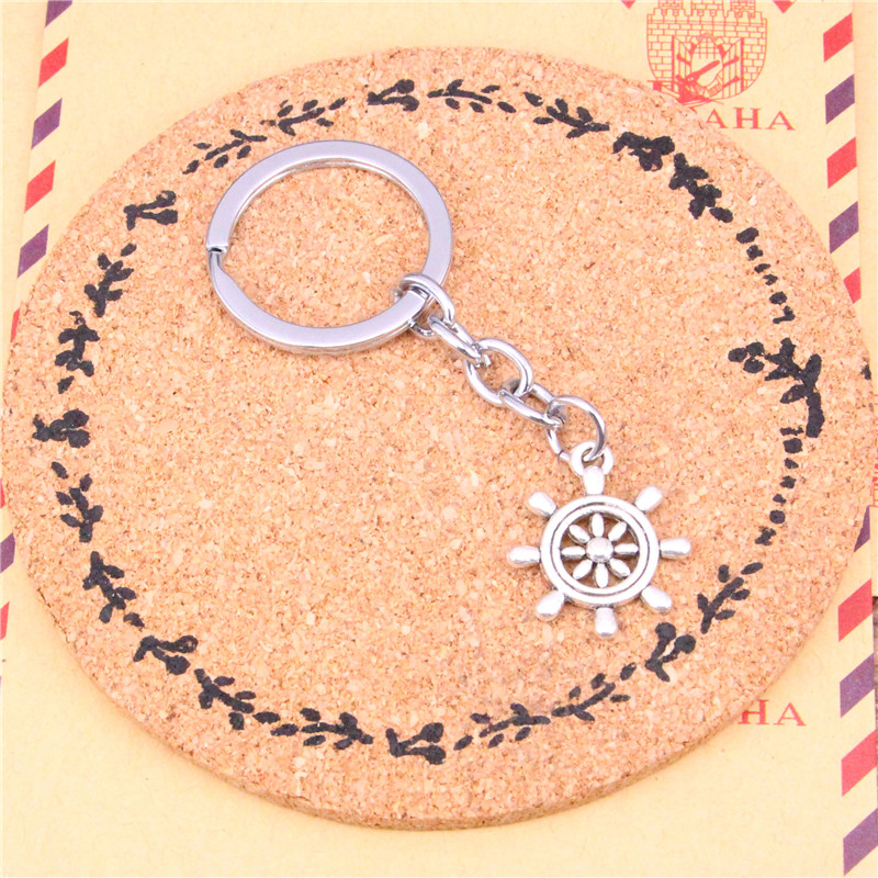 Keychain ships wheel helm rudder Pendants DIY Men Jewelry Car Key Chain Ring Holder Souvenir For Gift, Slivery;golden
Keychain ships wheel helm rudder Pendants DIY Men Jewelry Car Key Chain Ring Holder Souvenir For Gift, Slivery;golden
