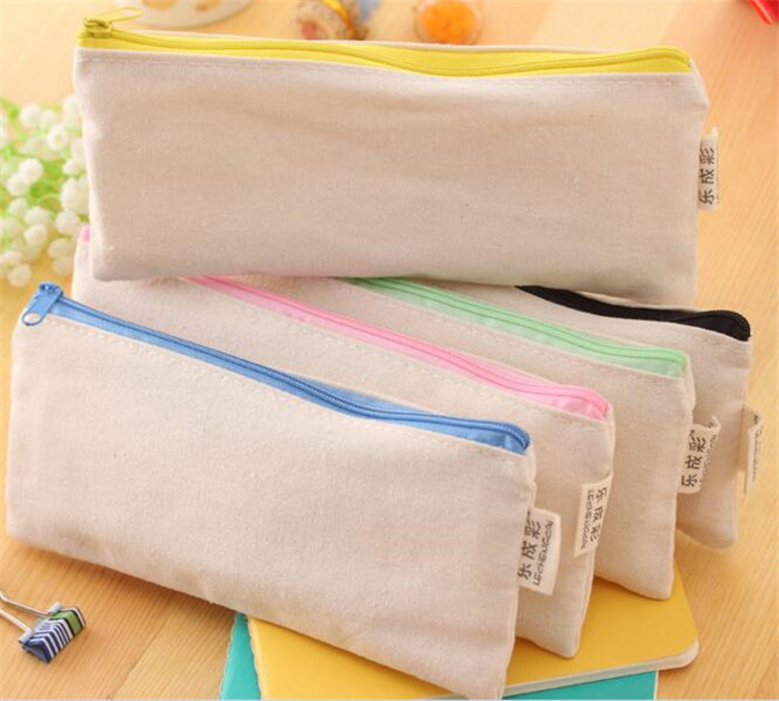DIY White canvas blank plain zipper Pencil pen bags stationery cases clutch organizer bag Gift storage pouch C166
DIY White canvas blank plain zipper Pencil pen bags stationery cases clutch organizer bag Gift storage pouch C166
