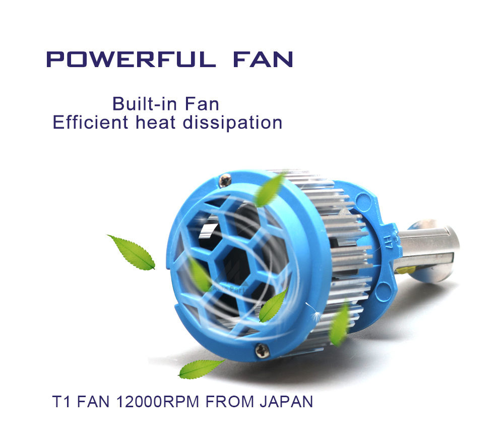T1 Car Headlight H7 H4 LED H8/H11 HB3/9005 HB4/9006 H1 H3 H13 9007 70W 7000lm Auto Bulb Headlamp 6000K Light