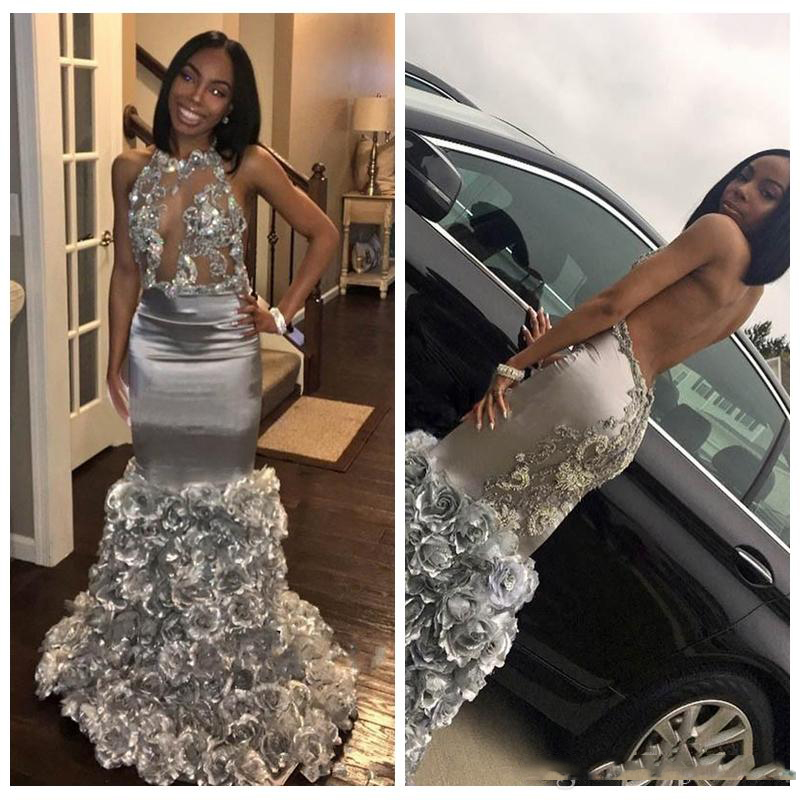 Fahion Slim Lace Appliques Mermaid Black Girls Prom Dresses Sexy Silver 3D Flowers Applique Long Evening Gowns Backless Party Gown, Pink
Fahion Slim Lace Appliques Mermaid Black Girls Prom Dresses Sexy Silver 3D Flowers Applique Long Evening Gowns Backless Party Gown, Pink