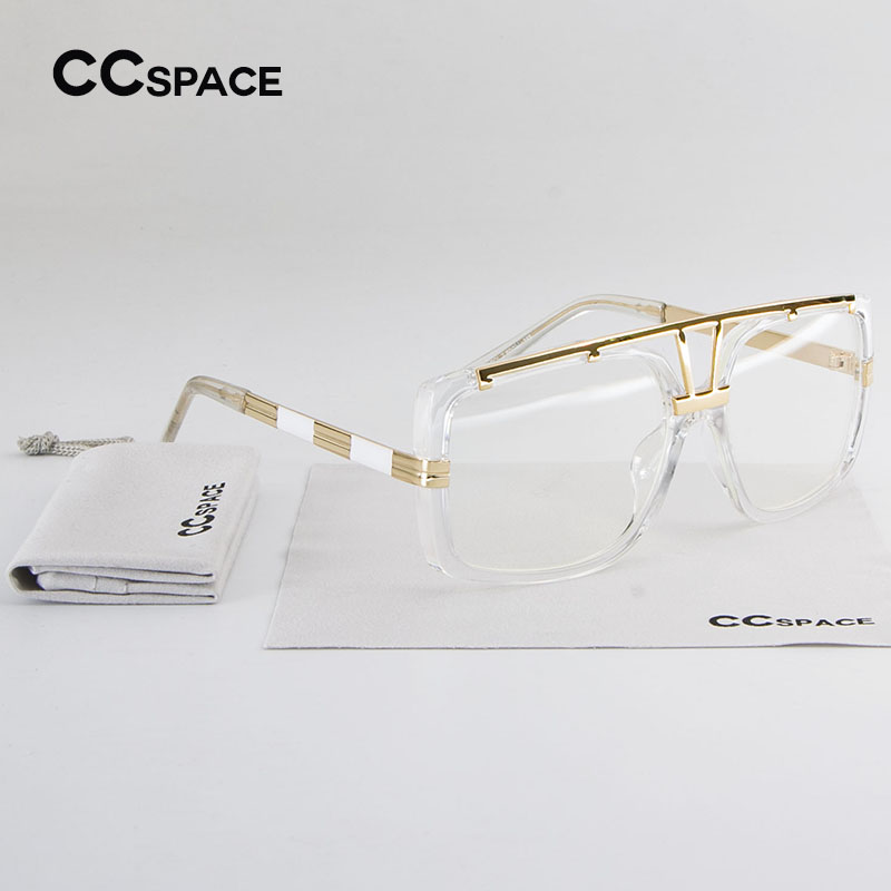 CC-SPACE Transparent Frames Metal Glasses Frame Classic Brand Designer Men Women EyeGlasses Clear Lens Fashion Eyewear SU167
CC-SPACE Transparent Frames Metal Glasses Frame Classic Brand Designer Men Women EyeGlasses Clear Lens Fashion Eyewear SU167