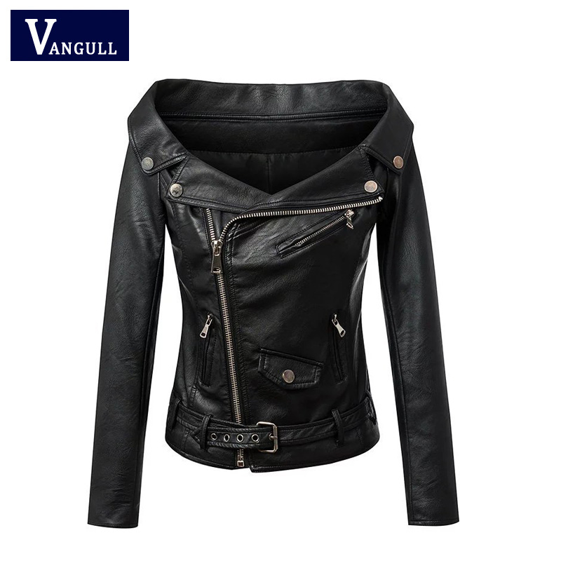 Woman Off shoulder Faux Leather Jacket Brand Women Motorcycle Jacket autumn Outerwear Coats Short Zipper Basic Sexy Jackets, Black;brown
Woman Off shoulder Faux Leather Jacket Brand Women Motorcycle Jacket autumn Outerwear Coats Short Zipper Basic Sexy Jackets, Black;brown