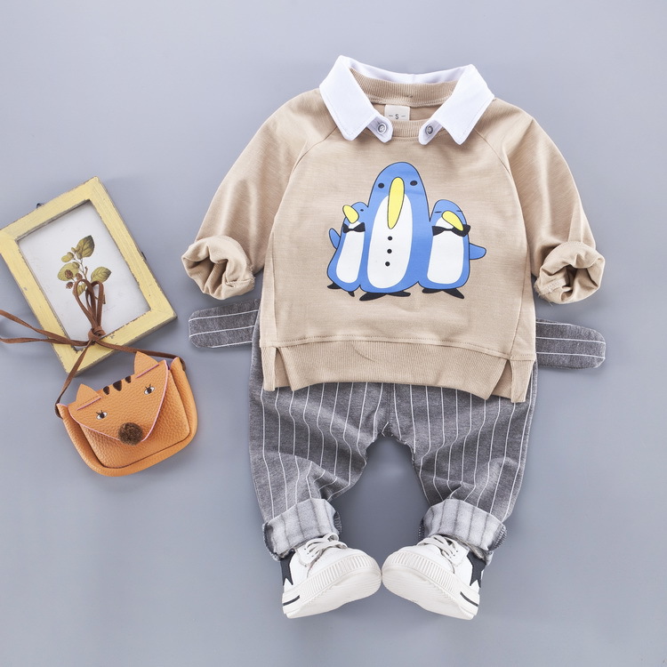 Toddler Boys Sets Clothing Penguin Kids Long Sleeve T Shirt and Pants 0-4 Years Children Clothes Suit Tracksuits, Navy blue
Toddler Boys Sets Clothing Penguin Kids Long Sleeve T Shirt and Pants 0-4 Years Children Clothes Suit Tracksuits, Navy blue