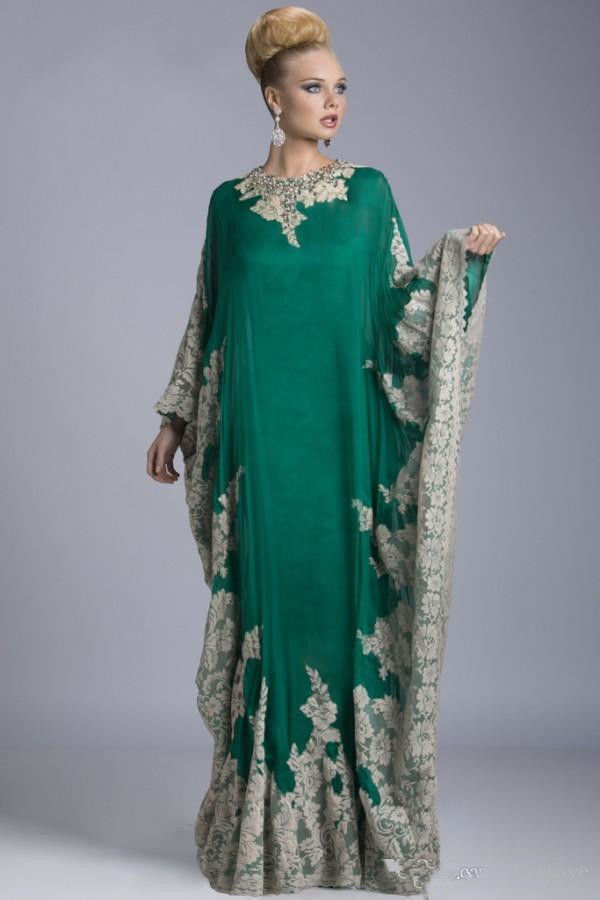 Chiffon Muslim Mother Of The Bride Dresses Kaftan Dubai Arabian Long Sleeve Lace Wedding Groom Dress
