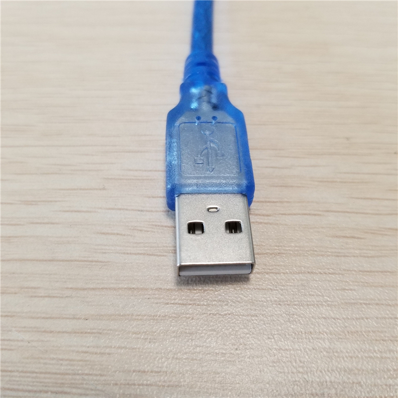 USB 2.0 Cable Type A Male to B Male ( AM to BM ) Adapter Converter Short Data Cable Cord for Printer Blue 30cm