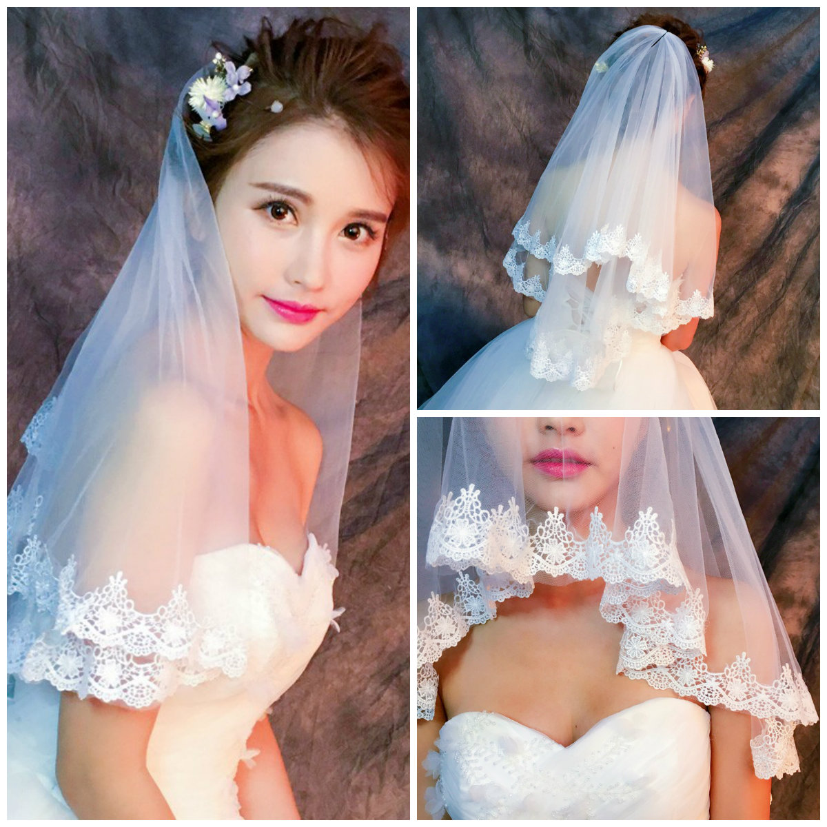 2018 Shoulder Length Wedding Veils Lace Applique Wedding Accessories Veils High Quality White Ivory Wedding Veils
2018 Shoulder Length Wedding Veils Lace Applique Wedding Accessories Veils High Quality White Ivory Wedding Veils