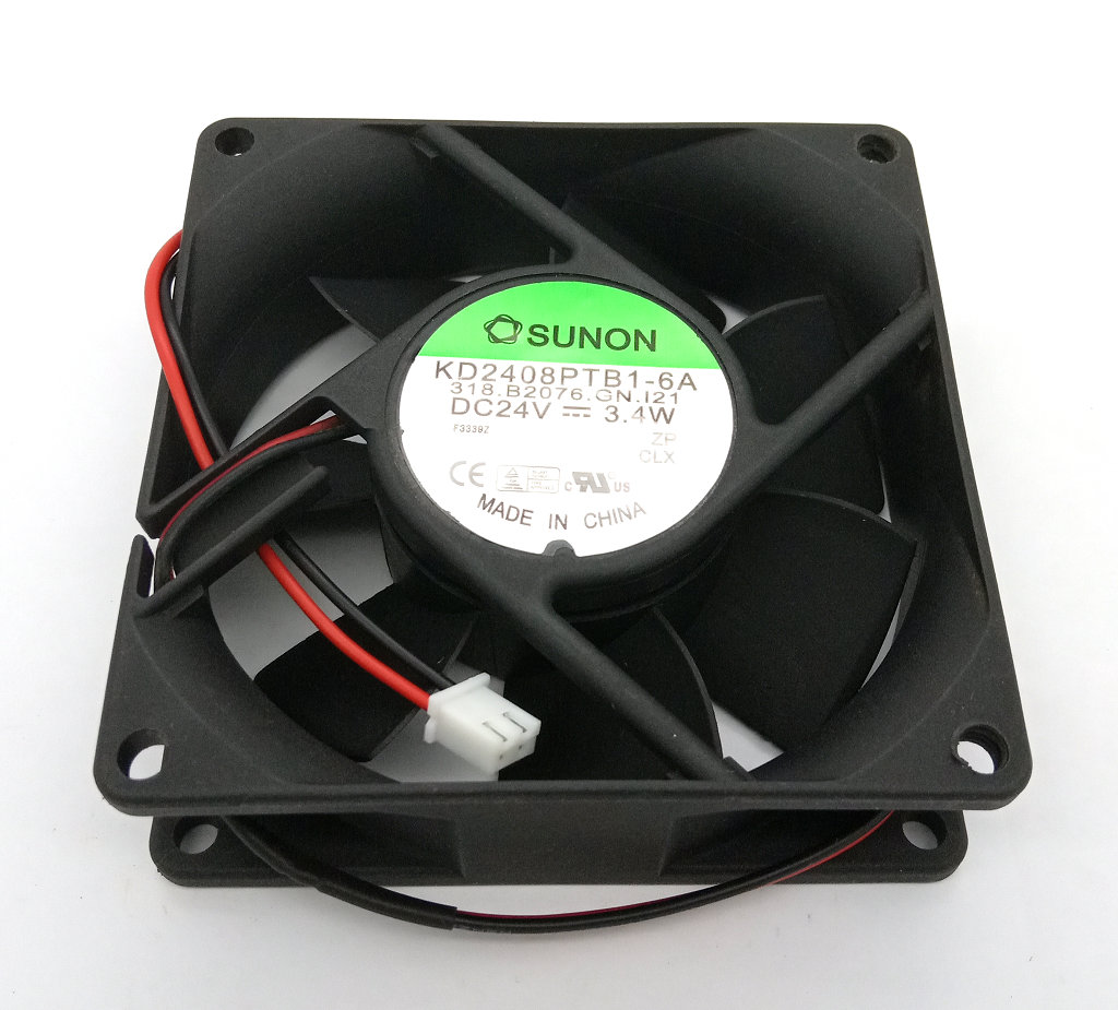 Original SUNON KD2408PTB16A DC24V 34W 80x80x25MM 8cm 2Lines Inverter cooling fan