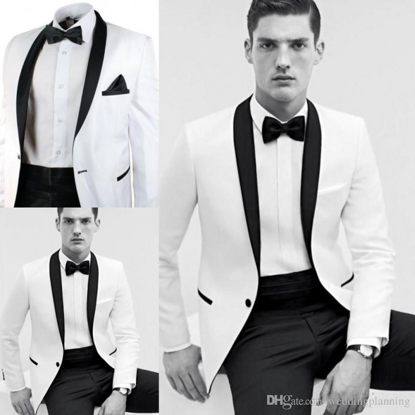 New Fashion White Groom Tuxedos Shawl Lapel One Button Groomsmen Men Business Formal Suit Party Prom Suit(Jacket+Pants+Bows Tie+Girdle)
New Fashion White Groom Tuxedos Shawl Lapel One Button Groomsmen Men Business Formal Suit Party Prom Suit(Jacket+Pants+Bows Tie+Girdle)