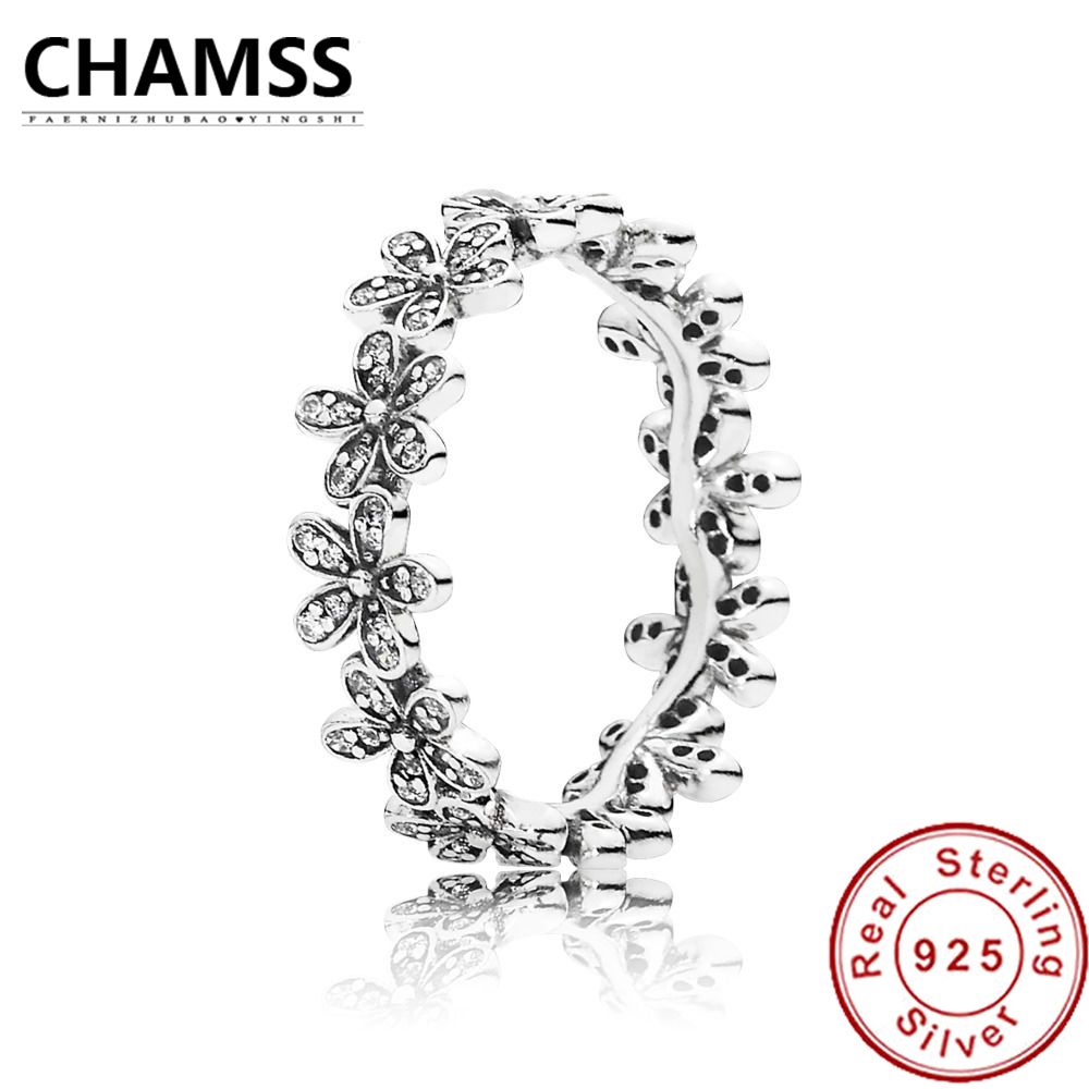 CHAMSS 100% 925 Sterling Silver 190934CZ DAZZLING DAISY CHAIN RING Ring Original Vintage Jewelry Factory Wholesale
CHAMSS 100% 925 Sterling Silver 190934CZ DAZZLING DAISY CHAIN RING Ring Original Vintage Jewelry Factory Wholesale