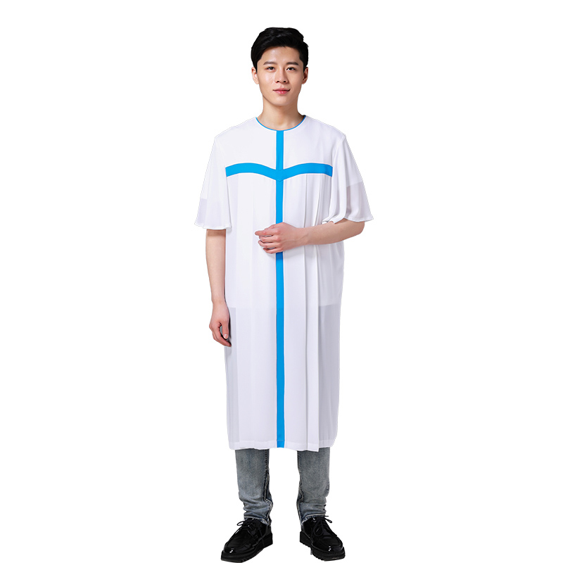 Europe Standard Quality Christian church Unisex choir dress Ecclesiastical robe Chasuble Priest vestments Summer Singing Gown
Europe Standard Quality Christian church Unisex choir dress Ecclesiastical robe Chasuble Priest vestments Summer Singing Gown