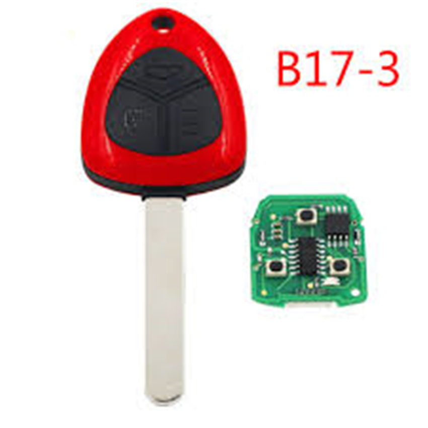Ferrari style 3 button remote key for KD300 and KD900 and URG200 to produce any model remote . with blade hole
Ferrari style 3 button remote key for KD300 and KD900 and URG200 to produce any model remote . with blade hole