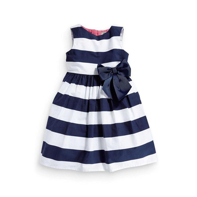 Baby Kid Girls Sleeveless One Piece Dress Blue Striped Bowknot Tutu Summer Dresses, Red;yellow
Baby Kid Girls Sleeveless One Piece Dress Blue Striped Bowknot Tutu Summer Dresses, Red;yellow