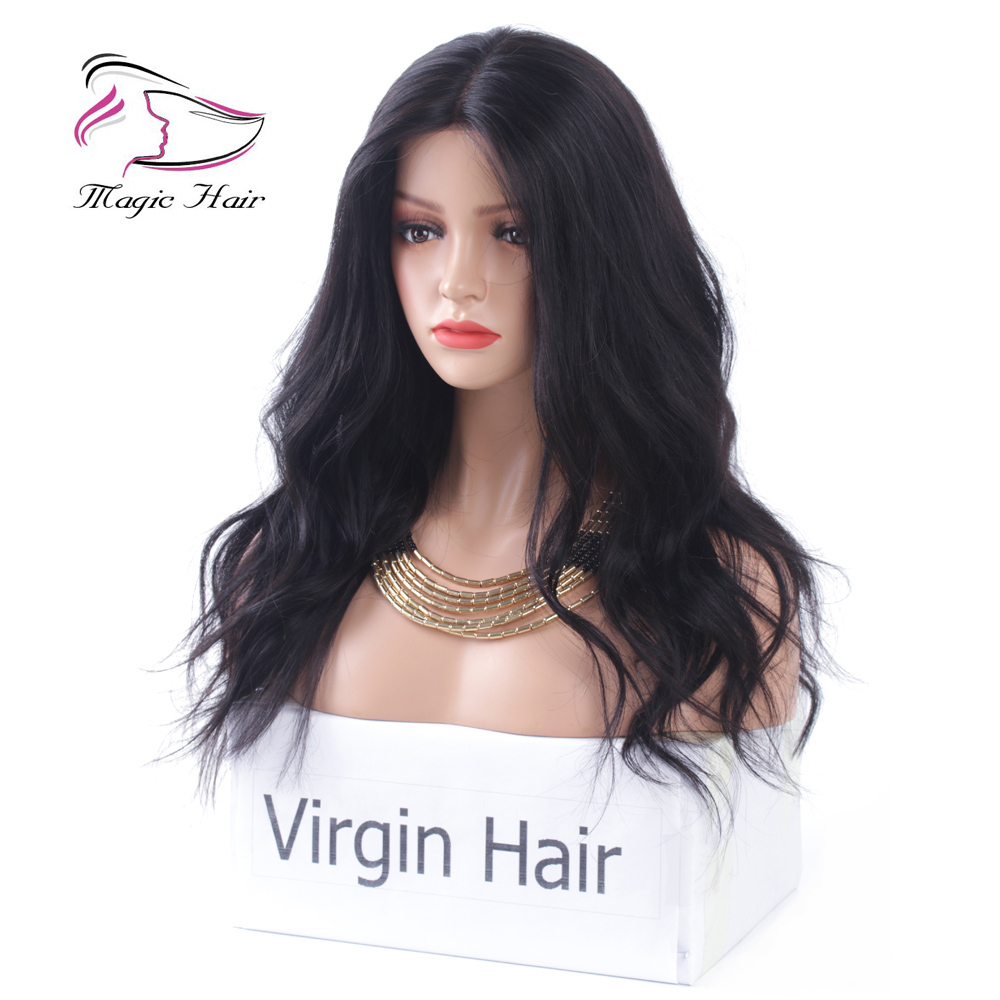 Natural Color Lace Front Human Hair Wigs for Women Wavy Brazilian Indian Peruvian Malaysian Virgin Hair Pre Plucked Hairline