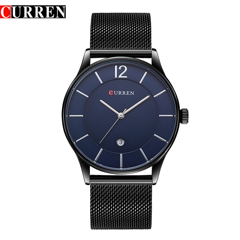 CURREN Original Men's Quartz Stainless steel Waterproof Casual Date Wrist Watch 8231, Black blue
CURREN Original Men's Quartz Stainless steel Waterproof Casual Date Wrist Watch 8231, Black blue
