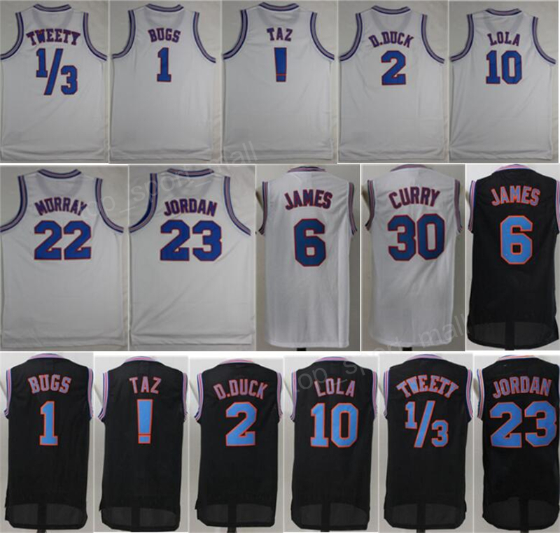 Space Jam Tune Squad Jersey Men 2 Daffy Duck Bill Murray 1 Bugs Bunny 10 Lola Bunny Looney Tunes Basketball Jerseys TAZ Tweety от DHgate WW